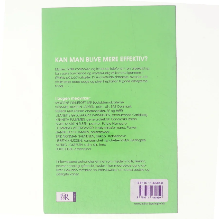 Effektiv på job? af Jens Islin