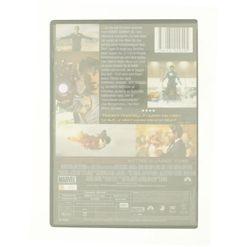 Iron Man fra DVD