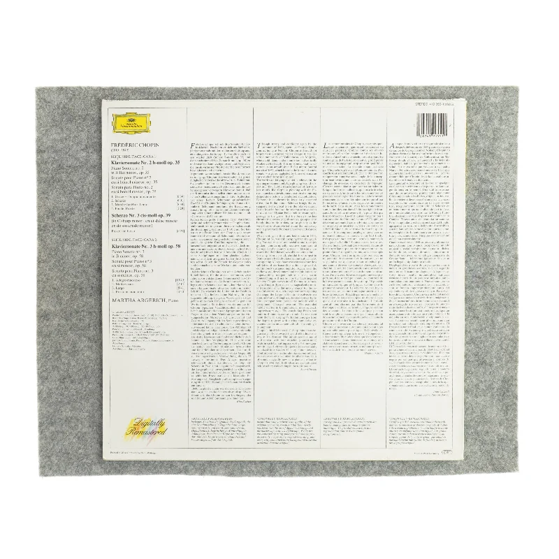 Frédérie Chopin Piano Sonatos Nos. 2&3 vinylplade