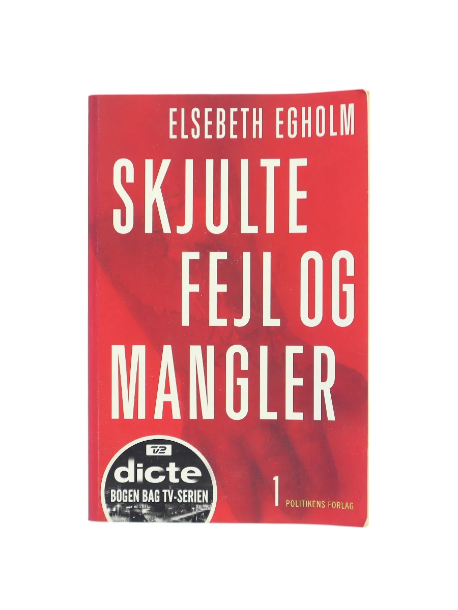Forsiden af Skjulte fejl og mangler af Elsebeth Egholm
