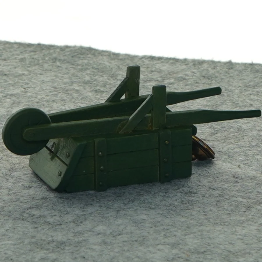 Miniature trillebør, dukkehus tilbehør (str. 10x5 cm)