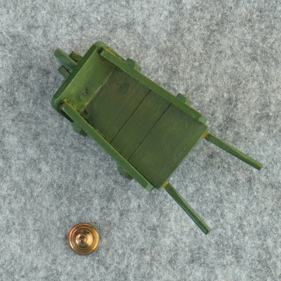 Miniature trillebør, dukkehus tilbehør (str. 10x5 cm)