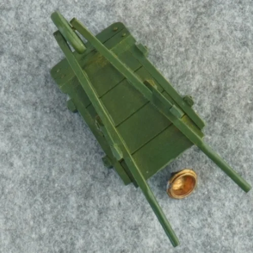 Miniature trillebør, dukkehus tilbehør (str. 10x5 cm)