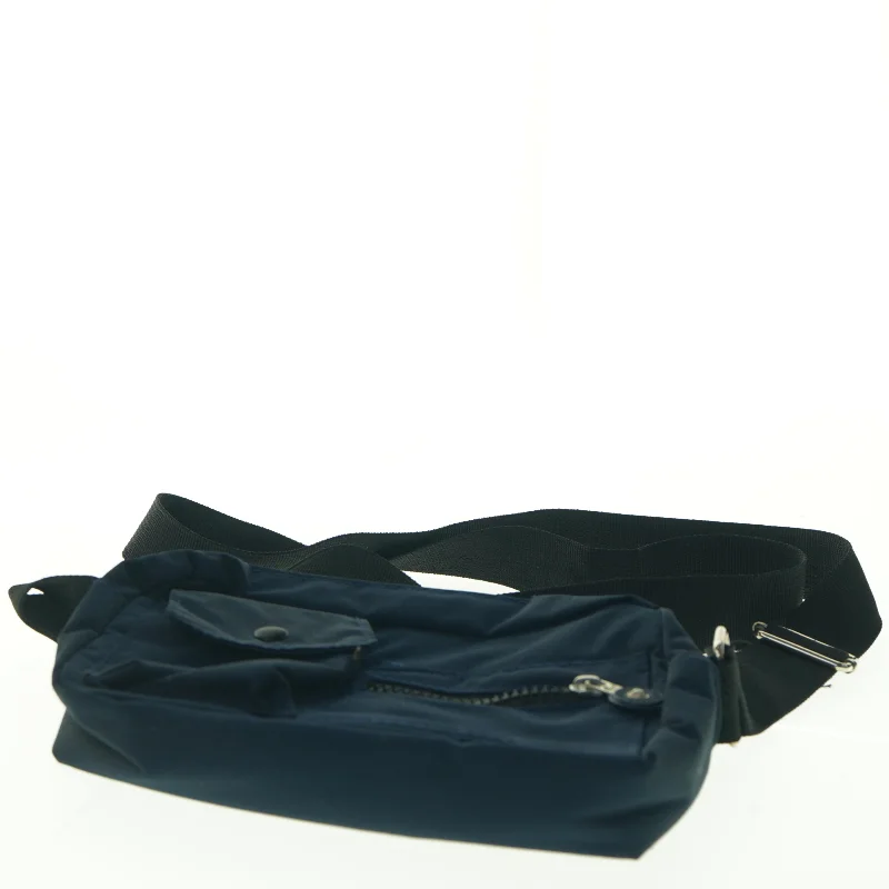 Mørkeblå bæltetaske (str. 22 x 18 cm)