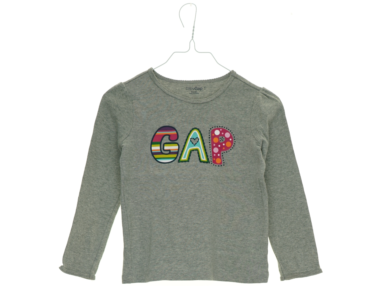 Langærmet t-shirt fra Gap (str. 104 cm)
