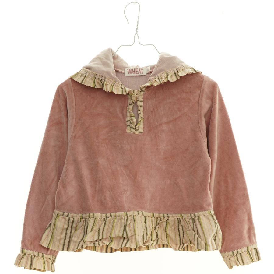 Hættetrøje fra Wheat (str. 116 cm)