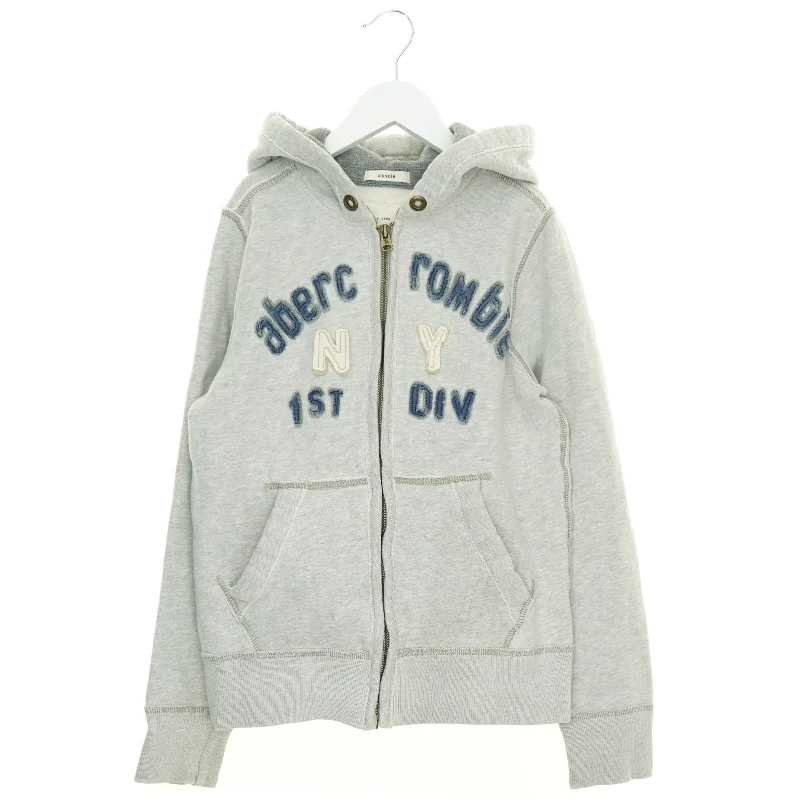 Hættetrøje med lynlås fra Abercrombie (str. 152 cm)
