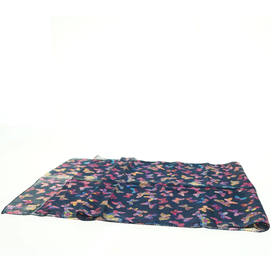 Sommerfugle tørklæde (str. 160 x. 38 cm)