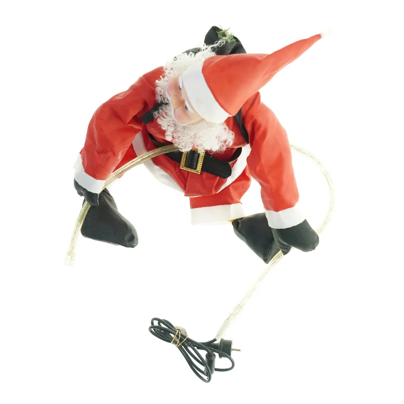 Julemandsfigur med belysning (str. 36. x 37 cm)