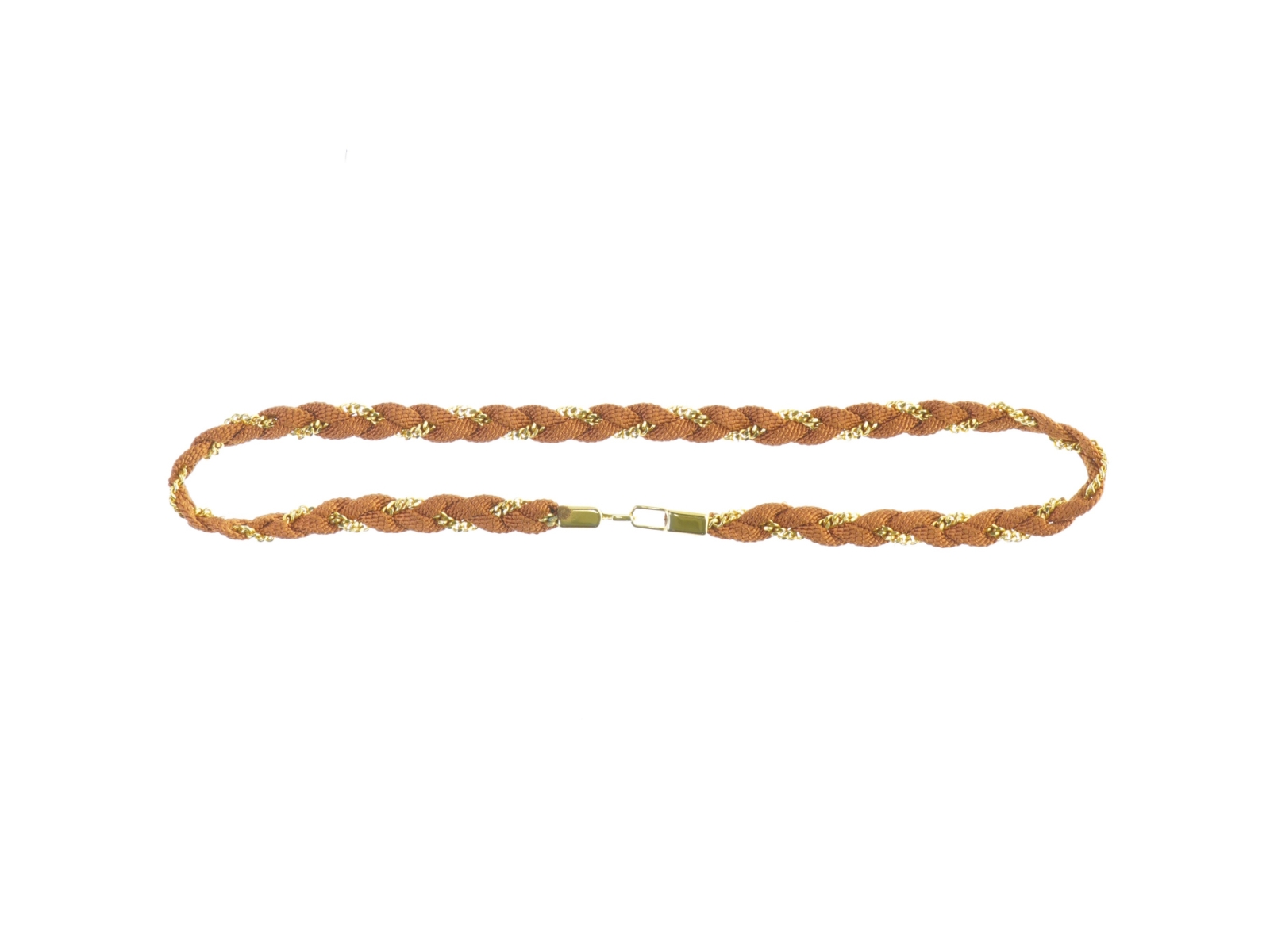 Flettet bælte (str. Længde, 80 cm. b 1 cm)