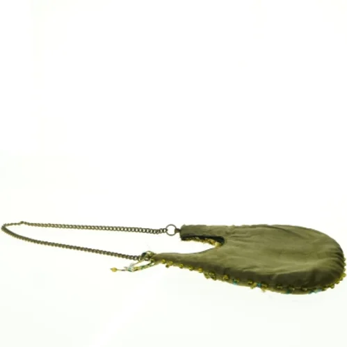 Broderet aftenstaske med kæde (str. 24 x. 25 cm)