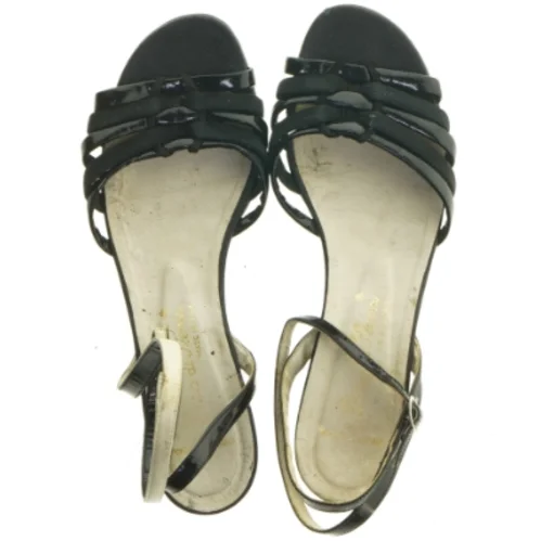 Brugte sorte sandaler fra Enzo Di Liena (str. 5,5)