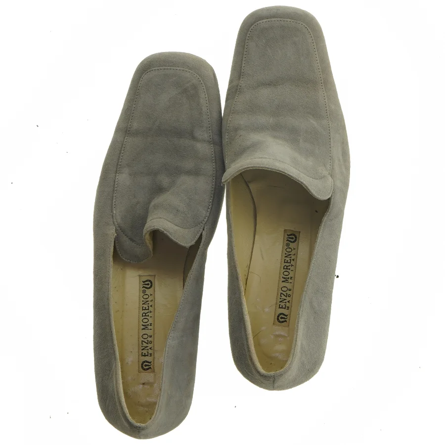 Anvendte loafers i ruskind fra Enzo Moreno (str. 39)