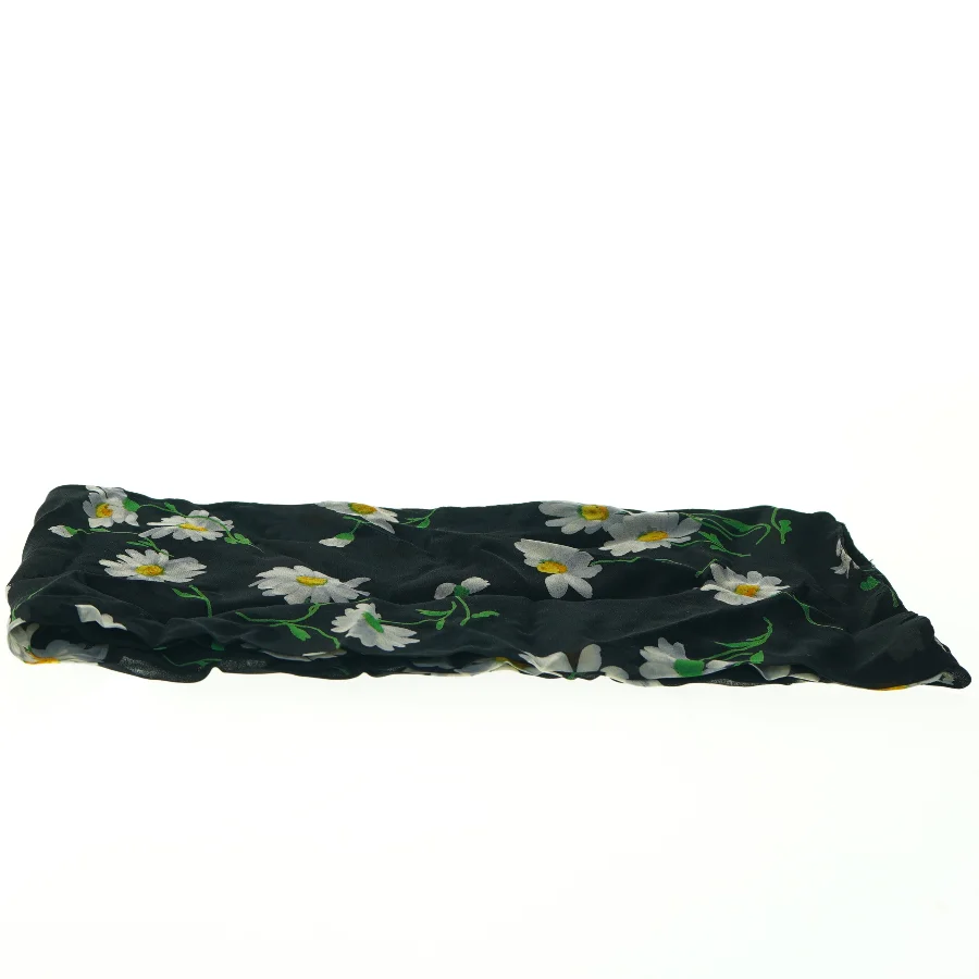Langt, blomstret tørklæde (str. 135. x 16 cm)