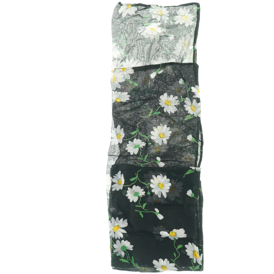 Langt, blomstret tørklæde (str. 135. x 16 cm)