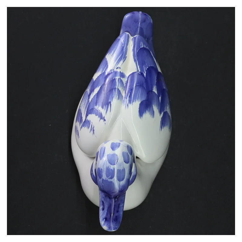 Fuglefigur af porcelæn 