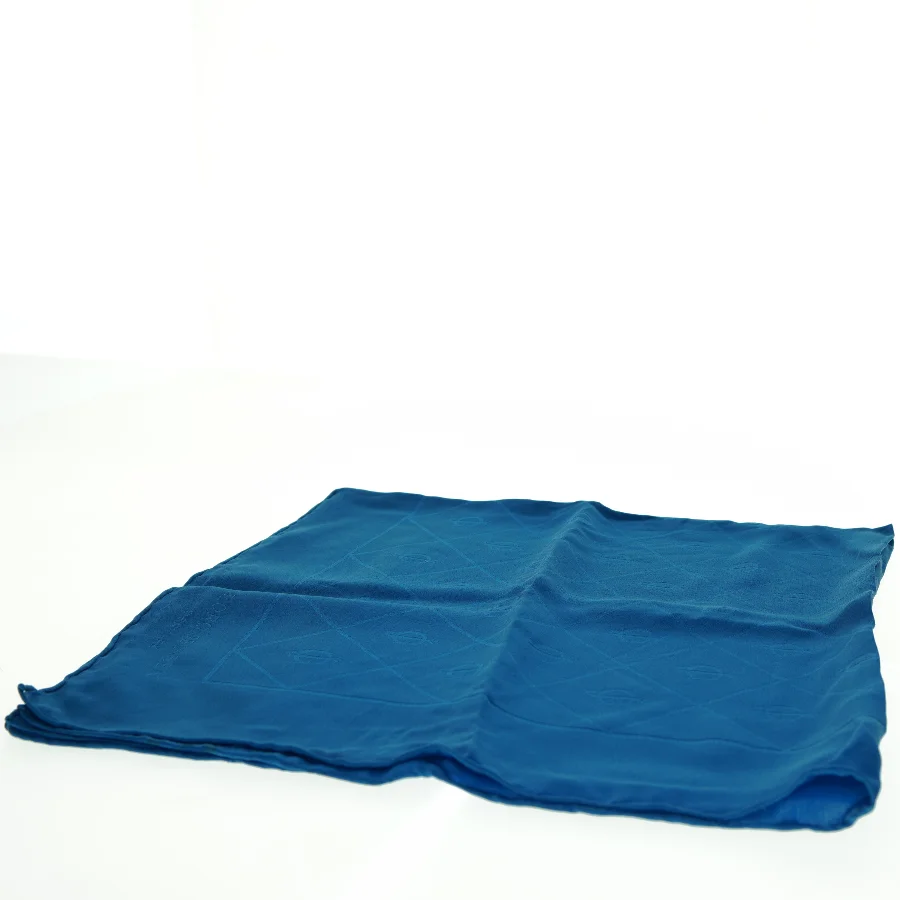 Blåt tørklæde (str. 75 x 75 cm)