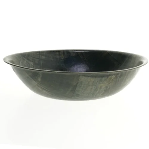 Mørkt træskål (str. 27 x 8 cm)