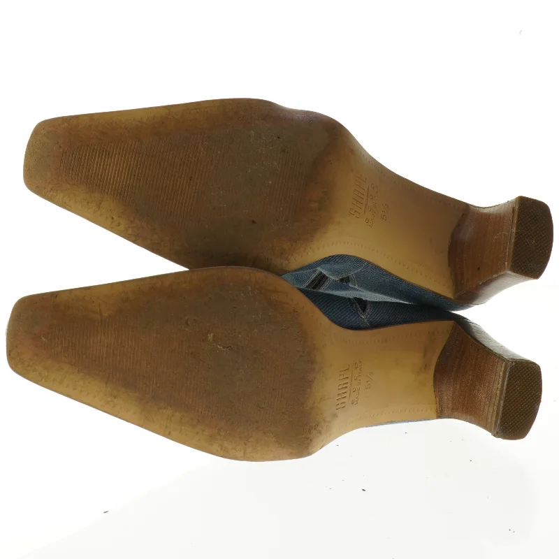 Jeansstøvler med hæl fra Ecco (str. 5,5)