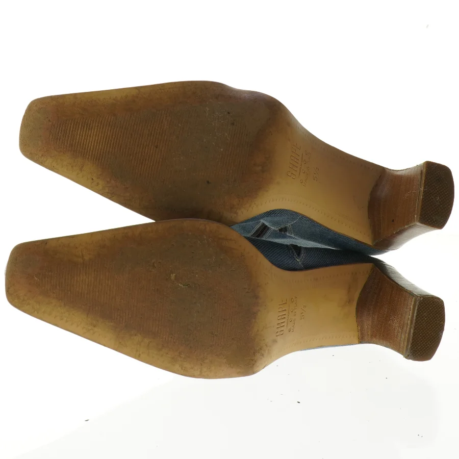 Jeansstøvler med hæl fra Ecco (str. 5,5)