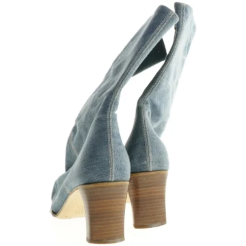 Jeansstøvler med hæl fra Ecco (str. 5,5)