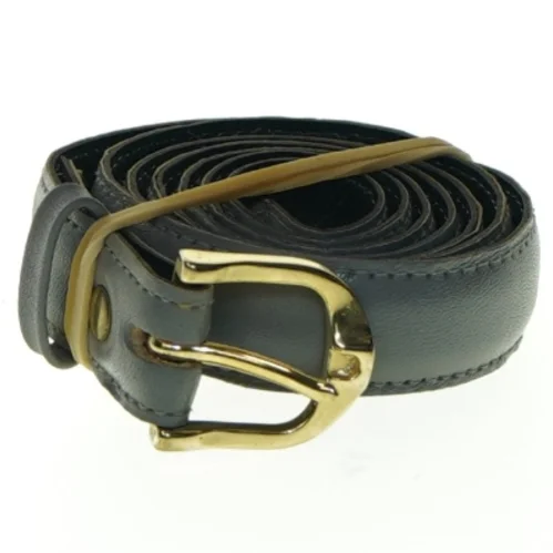 Læderbælte (str. Længde. 90 cm. b. 2 cm)