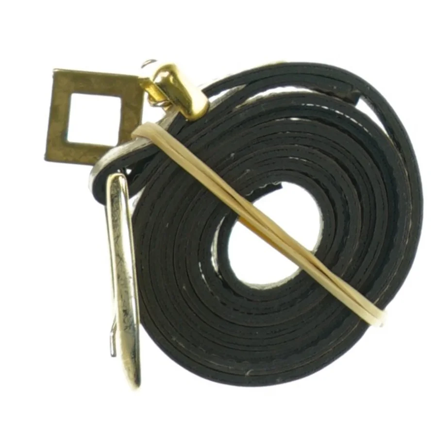 Læderbælte (str. Længde, 96 cm b 3 cm)