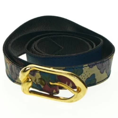 Blomstret bælte med guldspænde (str. Længde. 94 cm. b 2 cm)