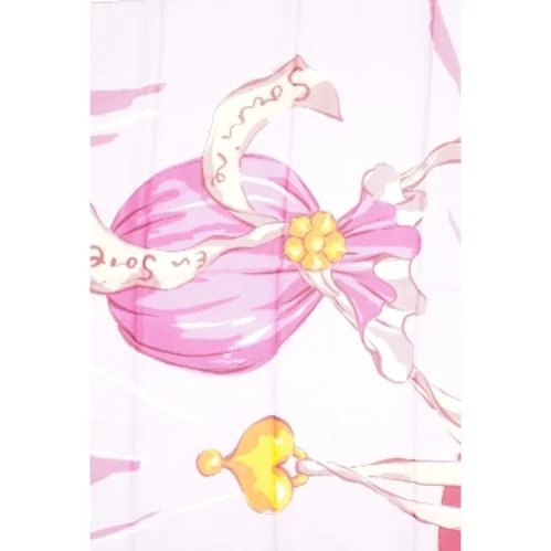 Mønstret sjal (str. 81 x 84 cm)