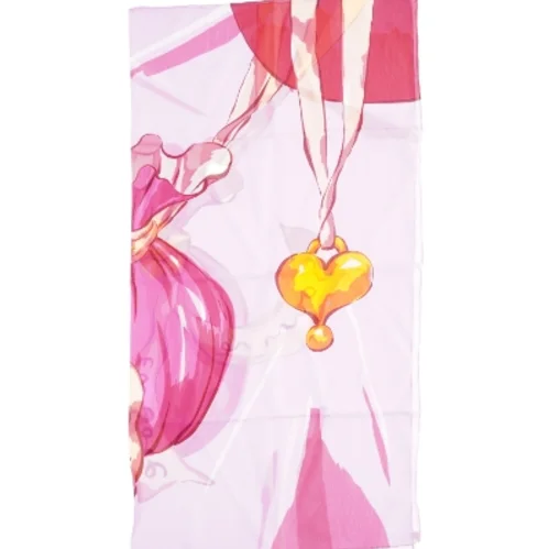 Mønstret sjal (str. 81 x 84 cm)