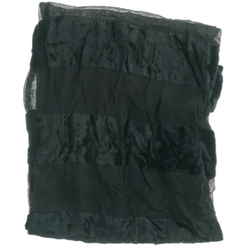 Sort tørklæde (str. 30 x 144 cm)