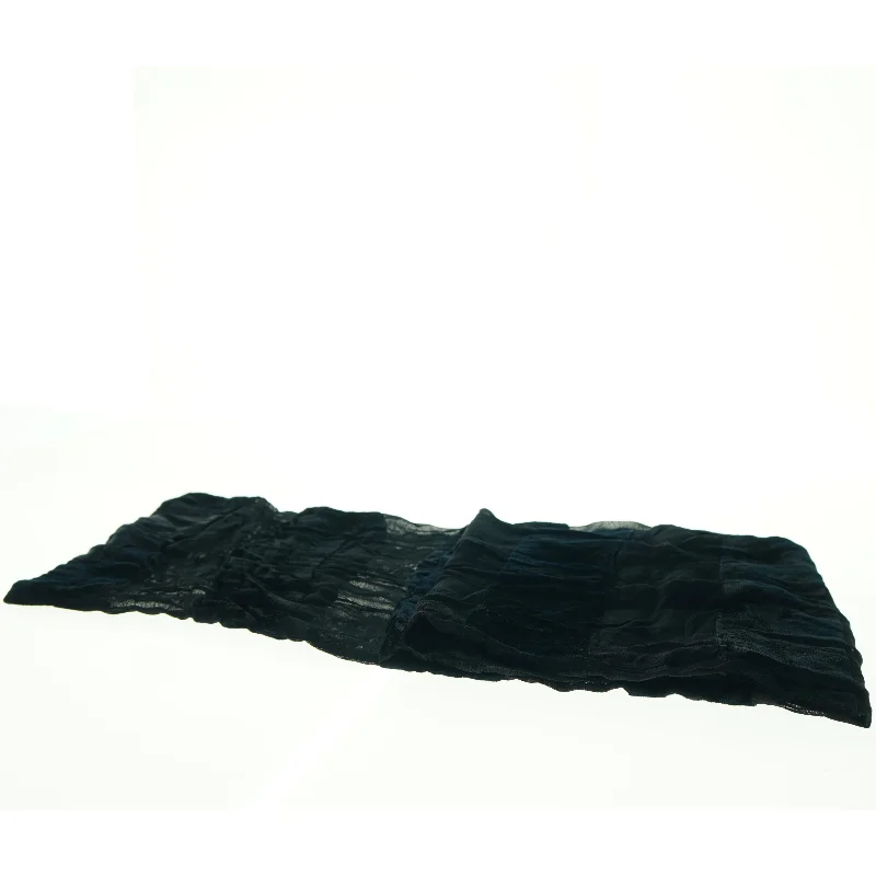 Sort tørklæde (str. 30 x 144 cm)