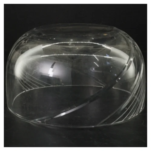 Gennemsigtig glas skål (str. Ø. 20 cm)