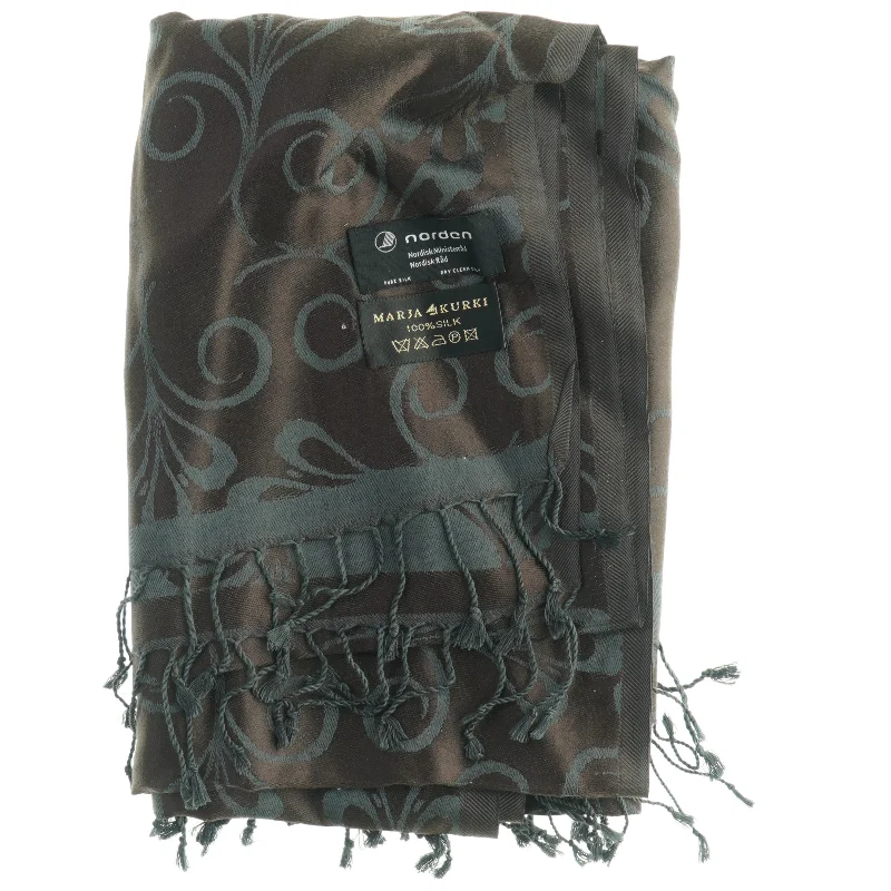 Mørkegrøn tørklæde fra Marja Kurki (str. 75 x 205 cm)