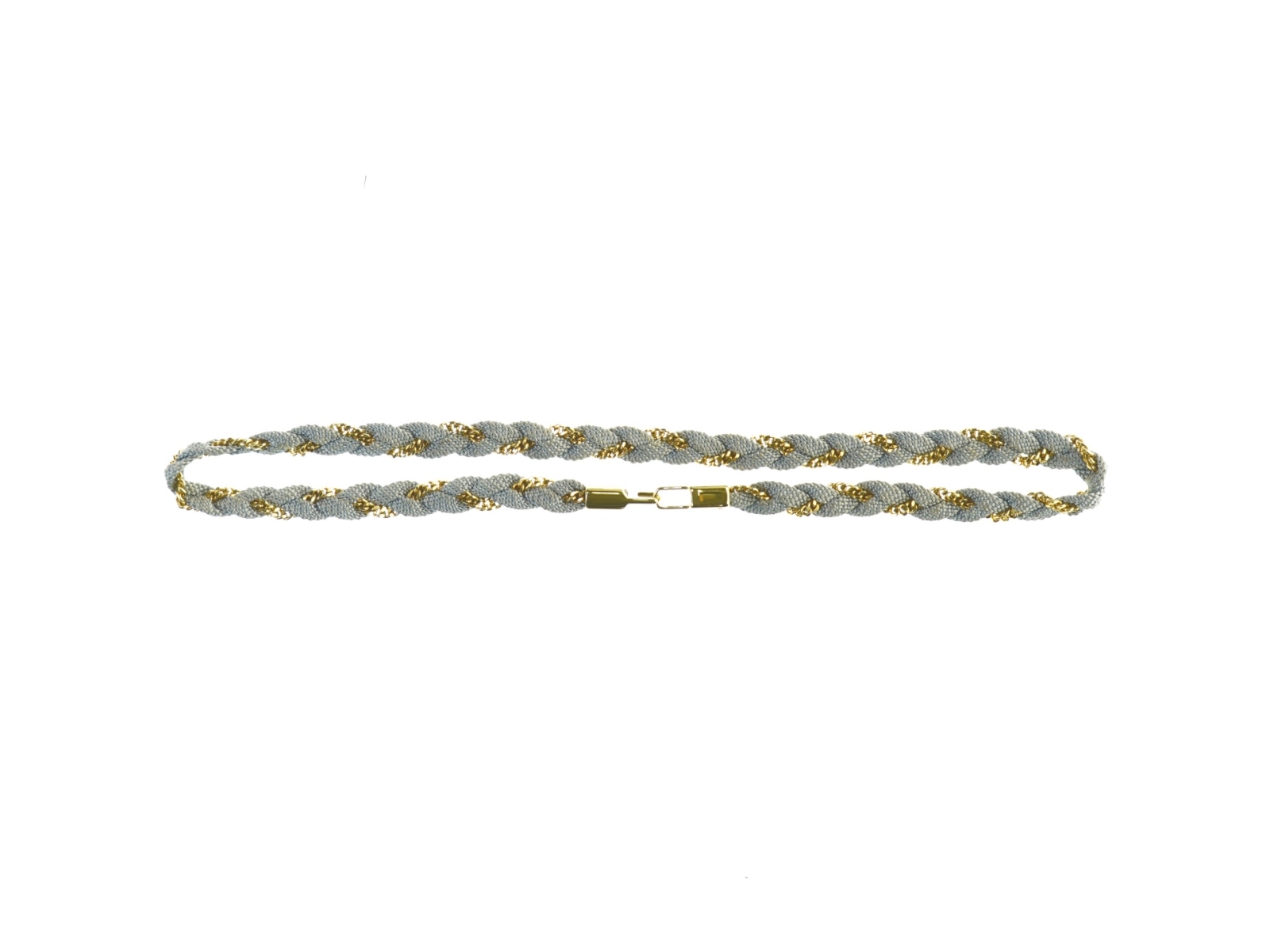 Flettet bælte (str. Længde. 83 cm. b. 1 cm)