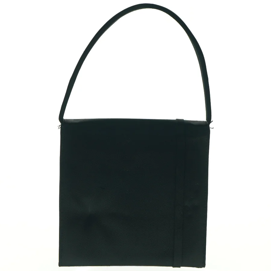 Sort skuldertaske (str. 15,5 x 16 cm)