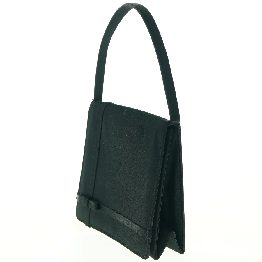 Sort skuldertaske (str. 15,5 x 16 cm)