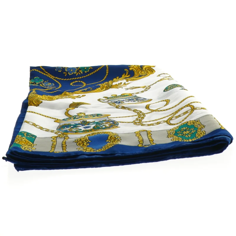 Mønstret tørklæde (str. 86 x 86 cm)