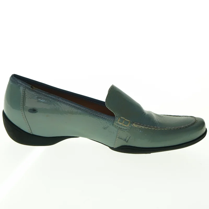 Blå læder loafers fra Kenneth Cole (str. 8,5)