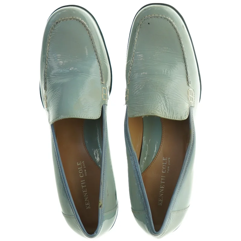 Blå læder loafers fra Kenneth Cole (str. 8,5)