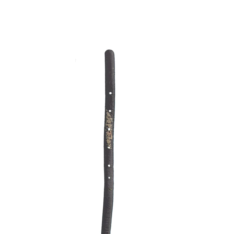 Læderbælte (str. Længde. 90 cm. b. 1,5 cm)