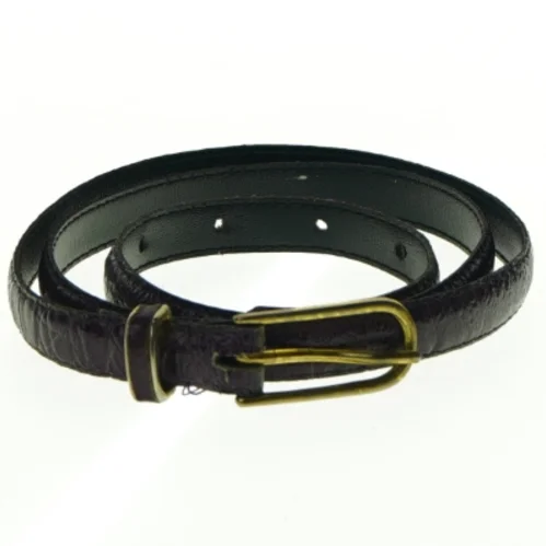 Læderbælte (str. Længde. 90 cm. b. 1,5 cm)