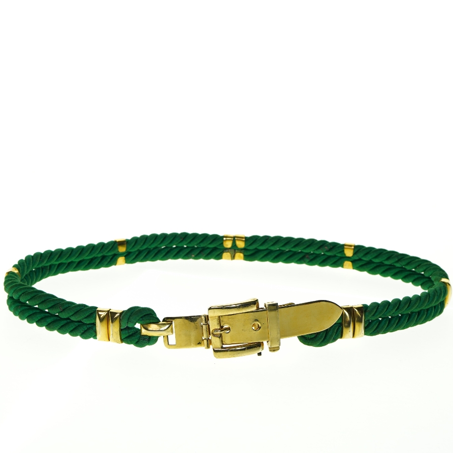 Flettet bælte (str. Længde. 86 cm. b. 2 cm)