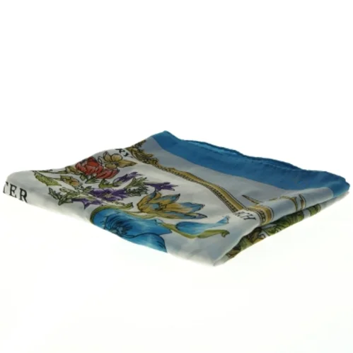 Tørklæde med blomsterprint (str. 90 x 85 cm)