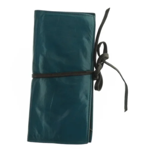 Læder rejsetaske til smykker (str. 21 x 10 cm)