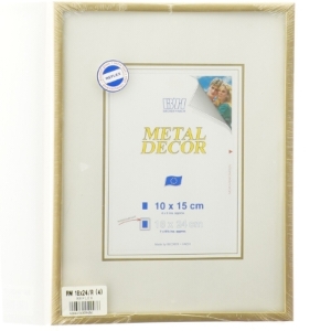 Ramme i metallook fra Becker Hach (str. 19 x 25 cm)