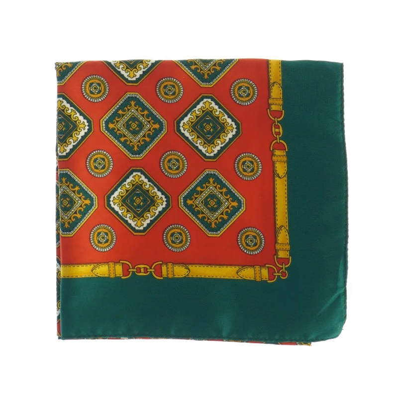 Mønstret tørklæde (str. 58 x. 58 cm)