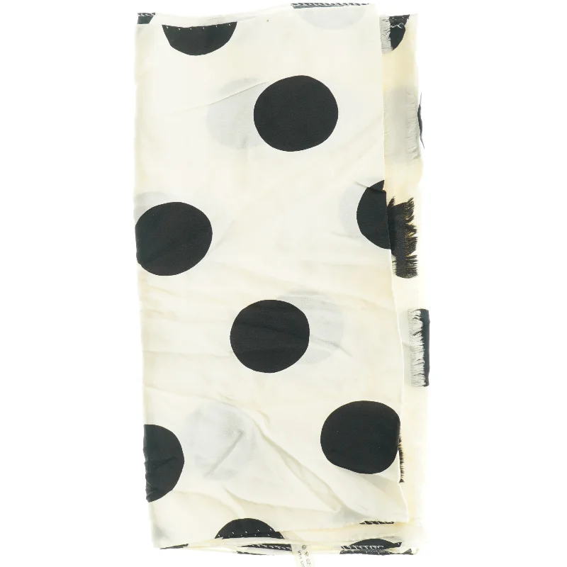 Halstørklæde med polkaprikker fra Mondi (str. 42 x 175 cm)