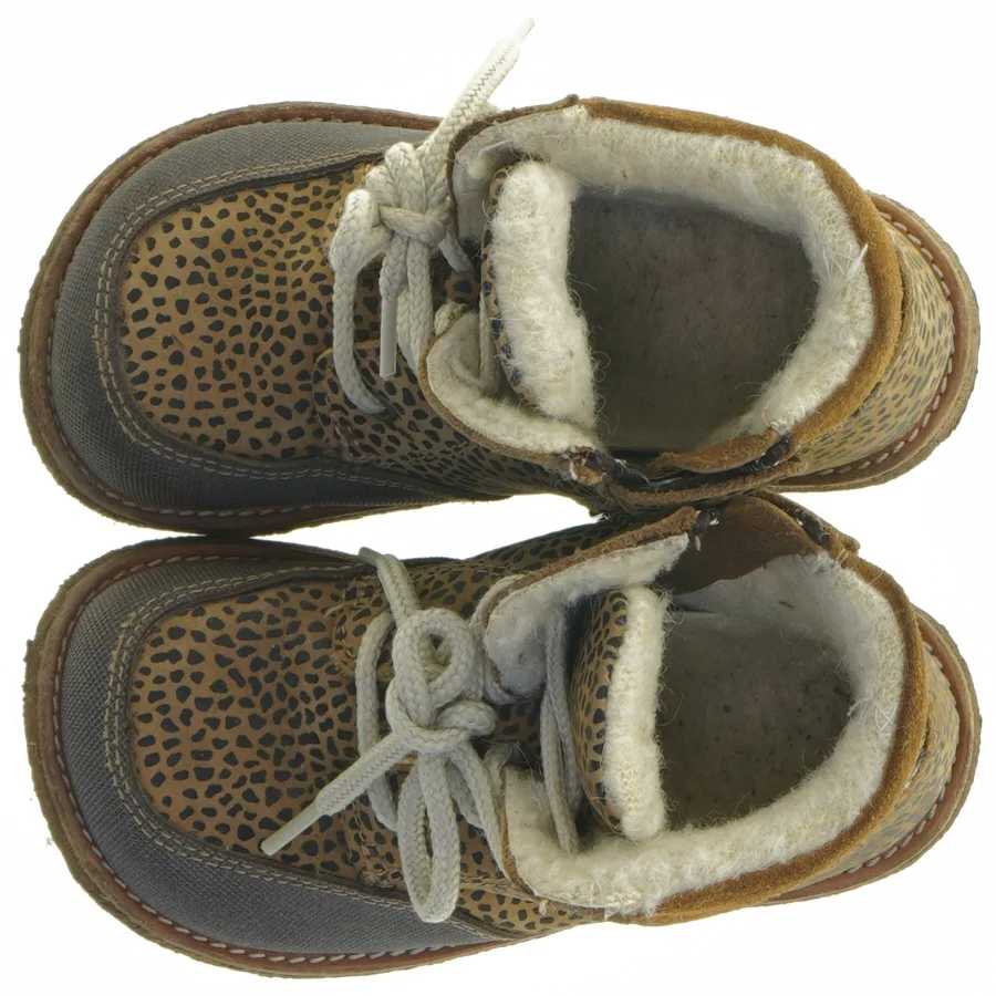 Børnestøvler med leopardprint fra Raptex (str. 23)