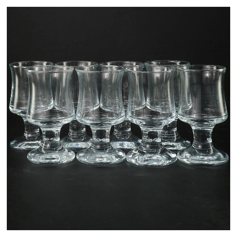 8 stykker glas (str. 8 styk, 12 cm)